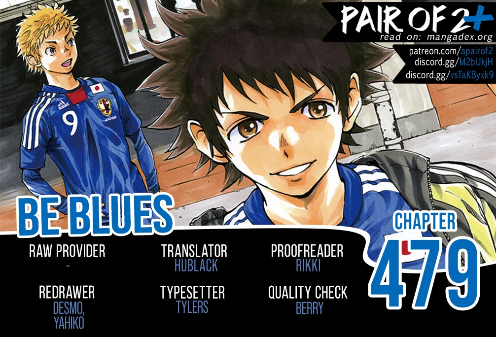 BE BLUES ~Ao ni Nare~ Chapter 479 – Page 1
