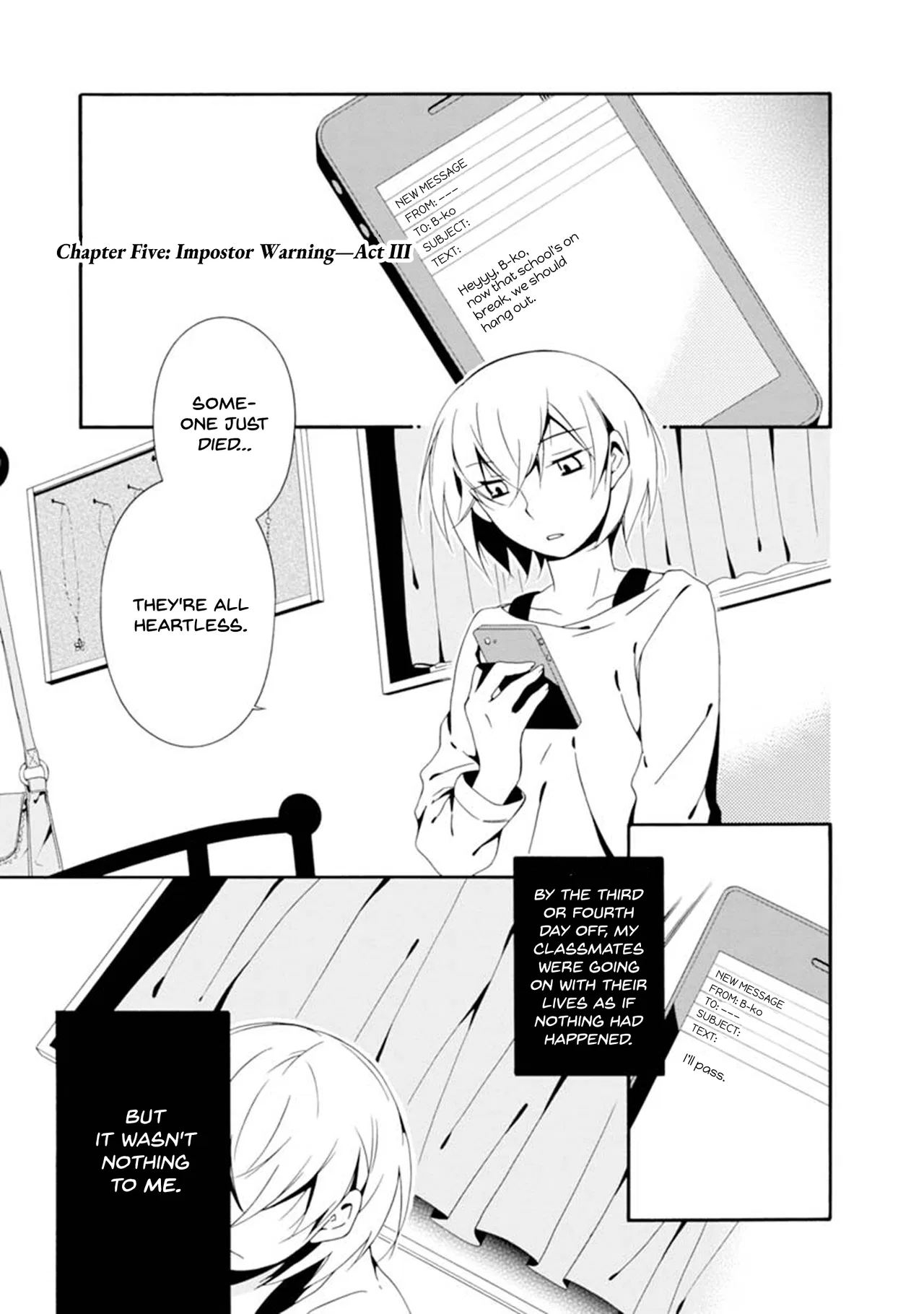 Shuuen no Shiori Chapter 5 – Page 1