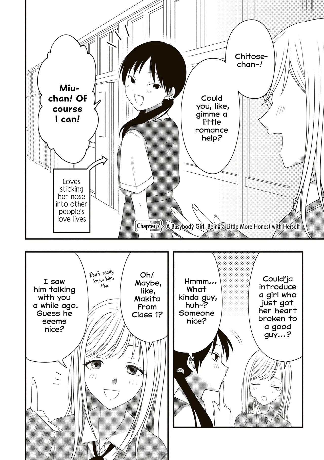 Osekkai Joshi, Koi o Suru Chapter 7 – Page 1