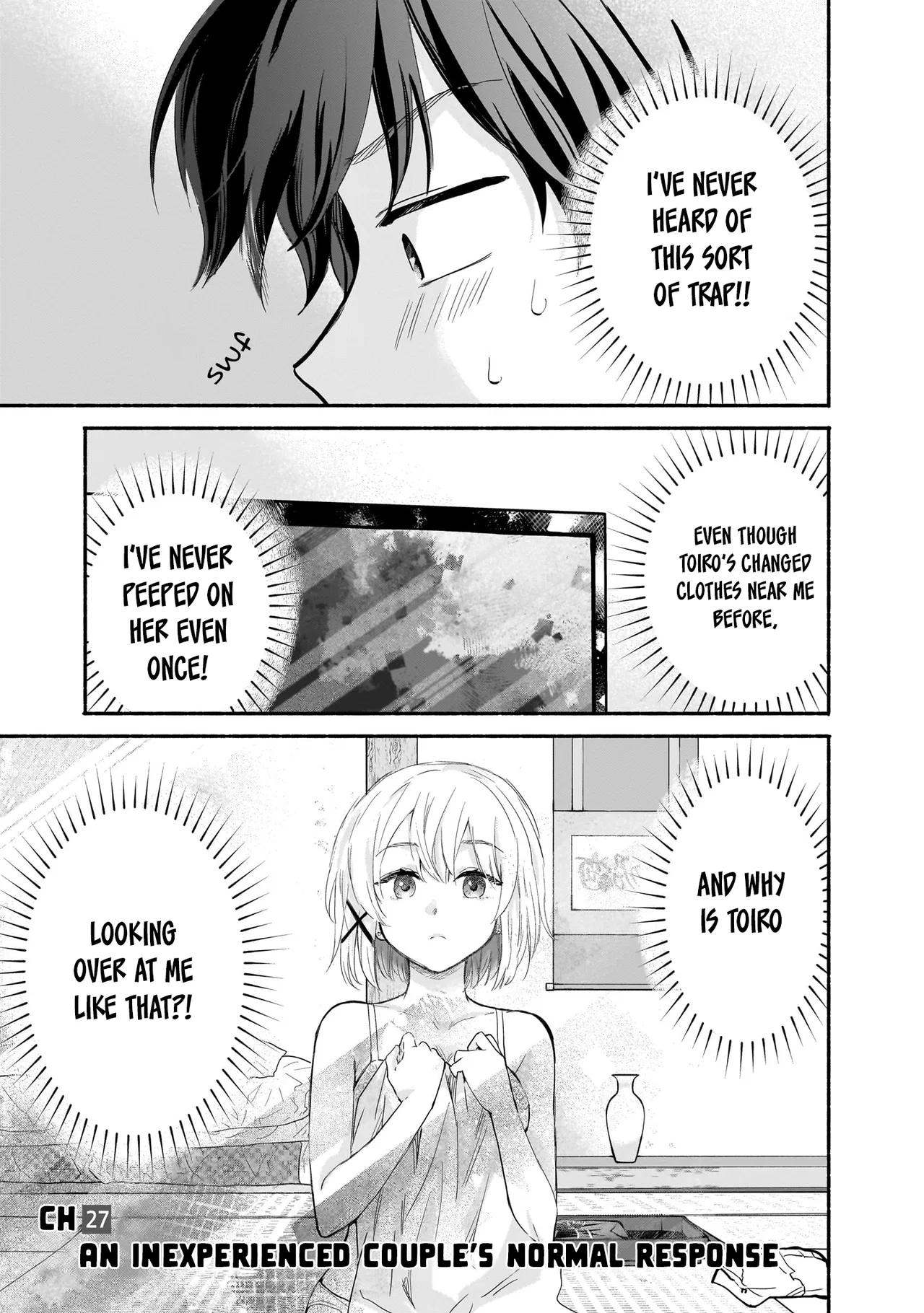 Nee, Mou Isso Tsukiacchau? Osananajimi no Bishoujo ni Tanomarete, Kamofura Kareshi Hajimemashita Chapter 27 – Page 1