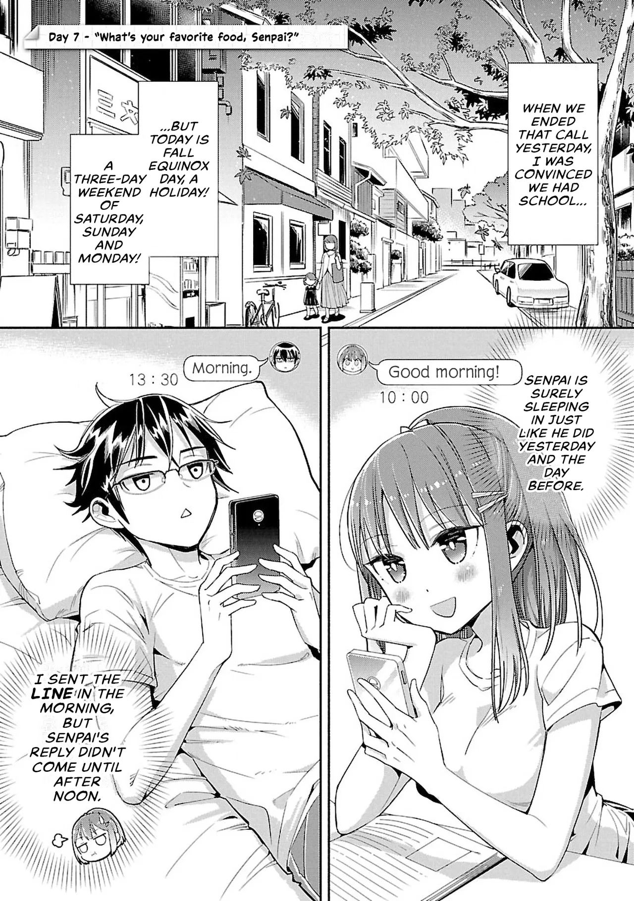 Watashi no Shiranai, Senpai no 100 Ko no Koto Chapter 7 – Page 1