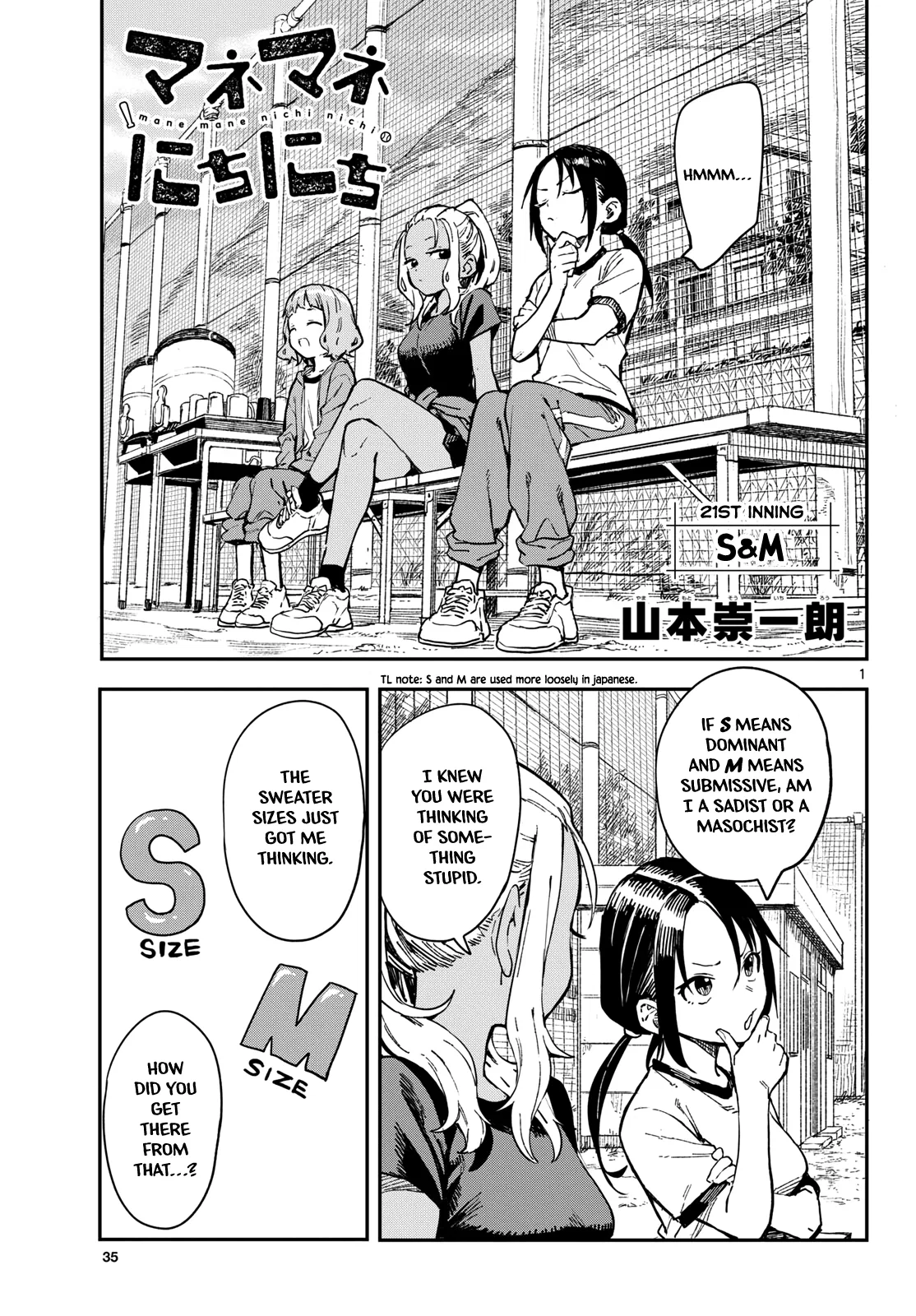 Mane Mane Nichi Nichi Chapter 21 – Page 1