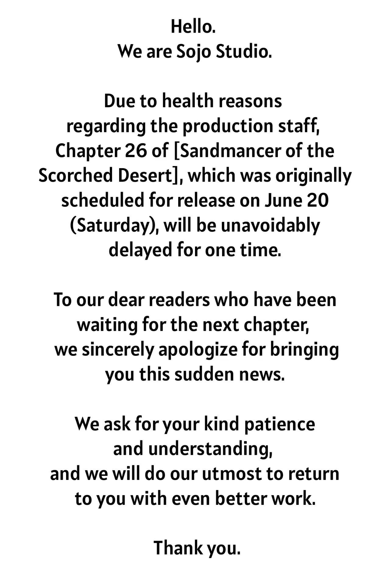 Sandmancer of the Scorched Desert Chapter 25.5 – Page 1