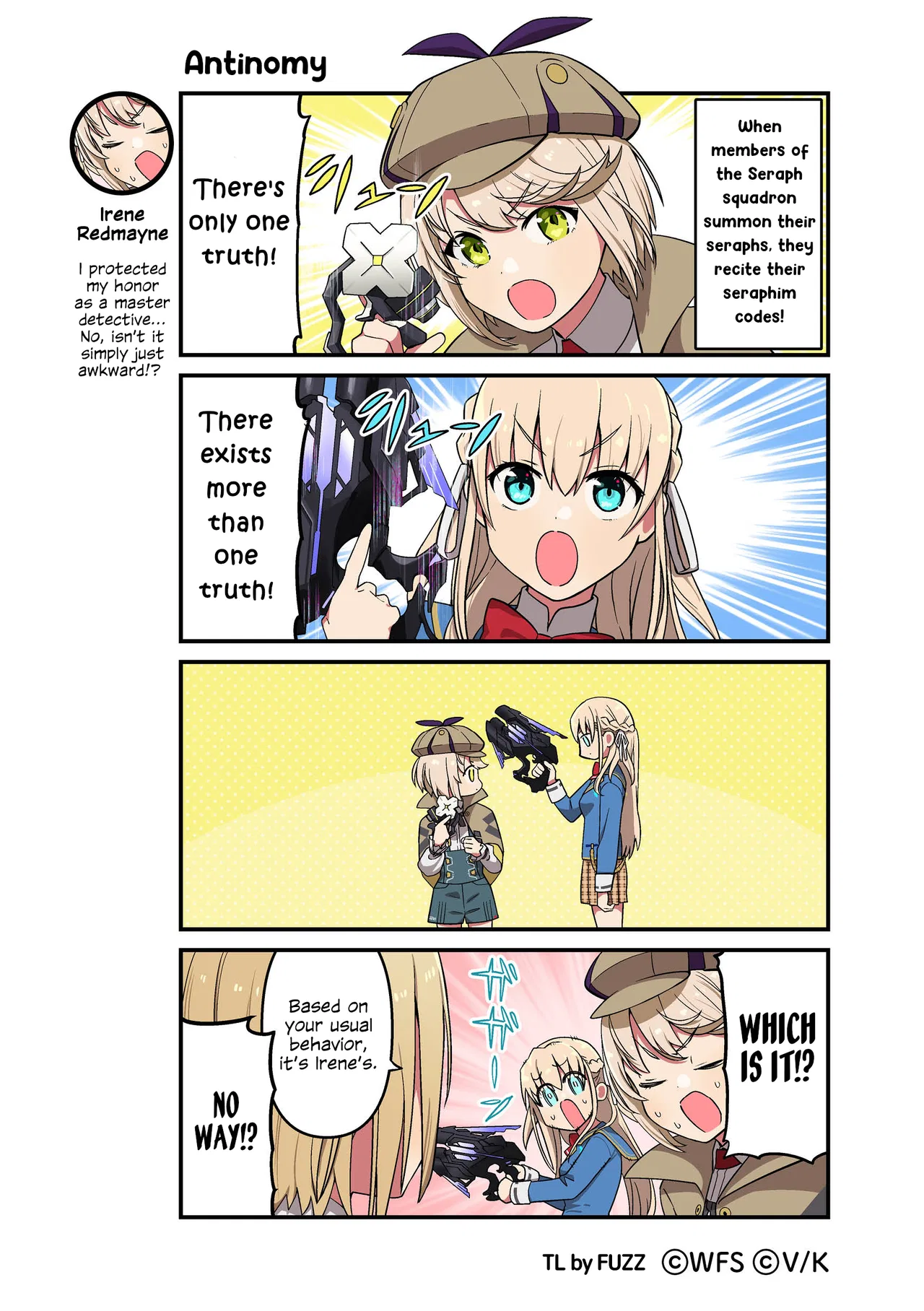 Heaven Burns Red Official 4-Koma: HBR Theater Chapter 192 – Page 1