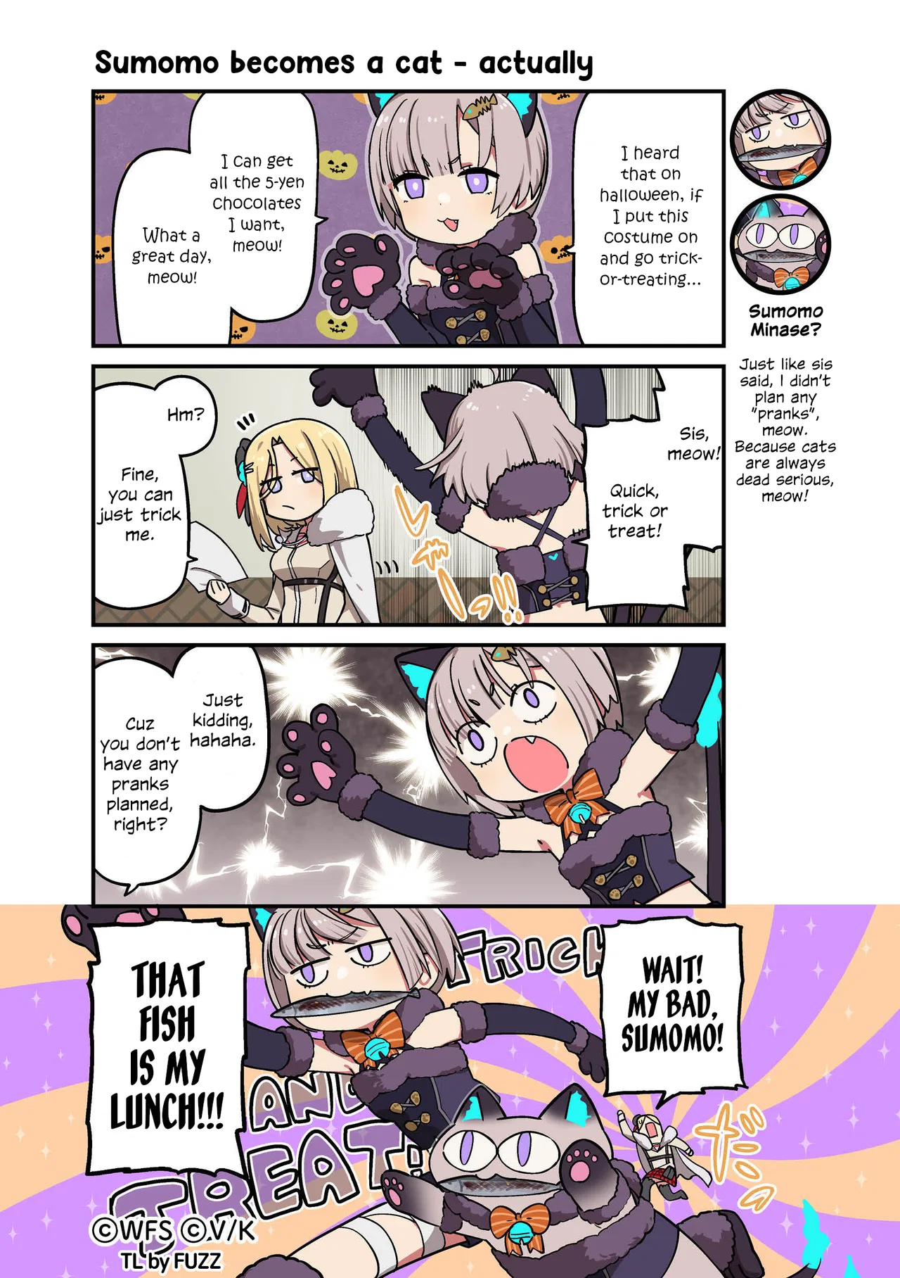 Heaven Burns Red Official 4-Koma: HBR Theater Chapter 189 – Page 1