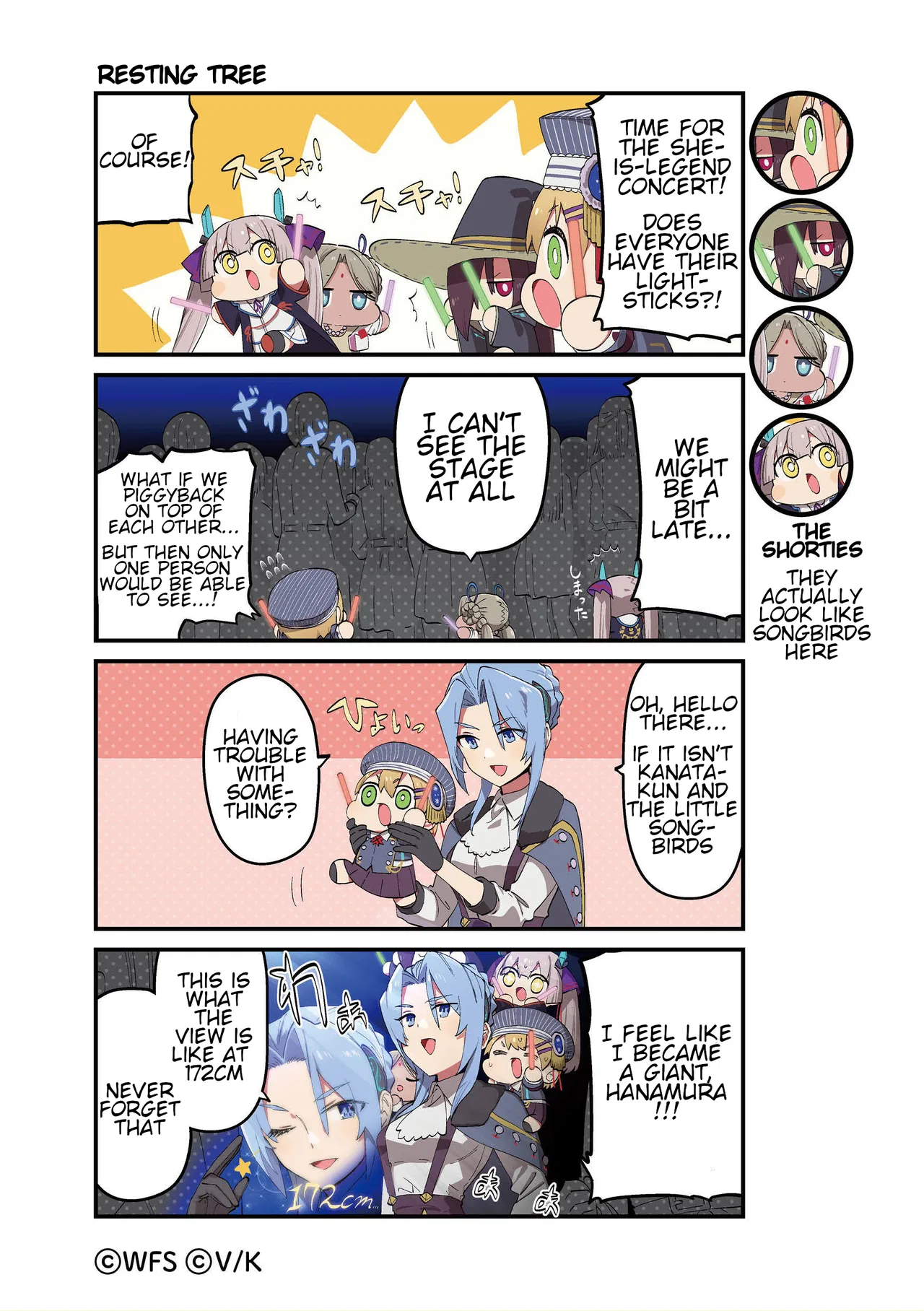 Heaven Burns Red Official 4-Koma: HBR Theater Chapter 144 – Page 1