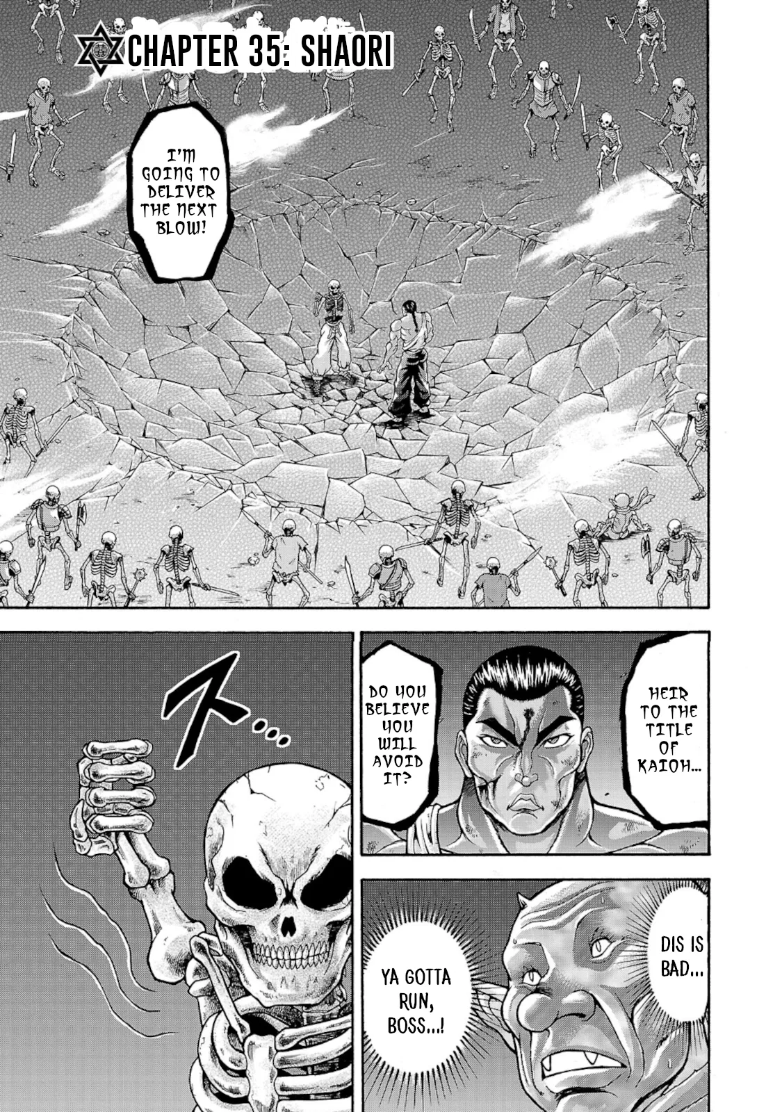 Baki Gaiden - Retsu Kaiou wa Isekai Tensei Shitemo Ikkou ni Kamawan Chapter 35 – Page 1