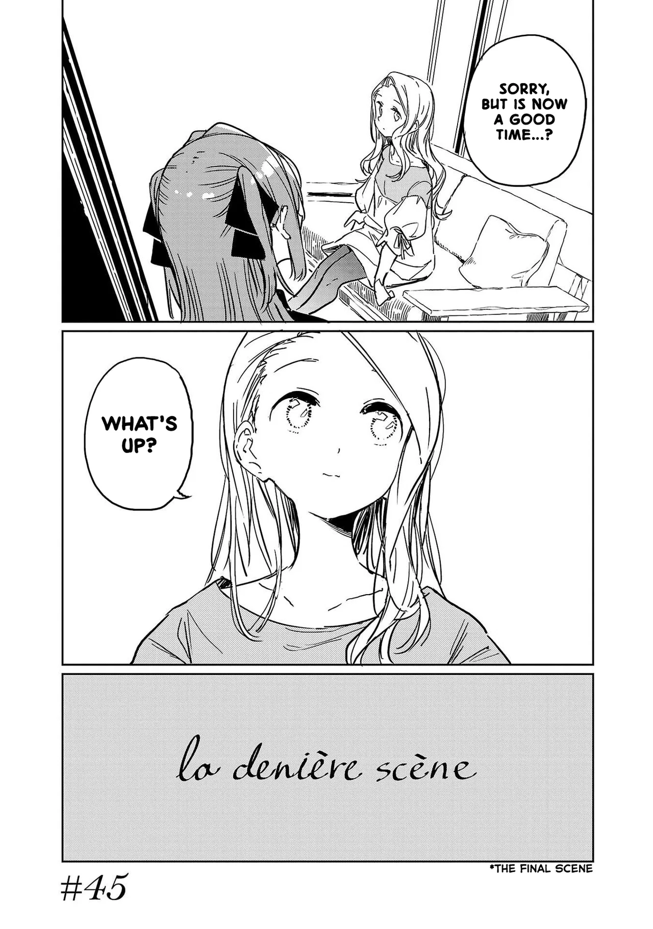 Kamiina Botan, Yoeru Sugata wa Yuri no Hana Chapter 45 – Page 1