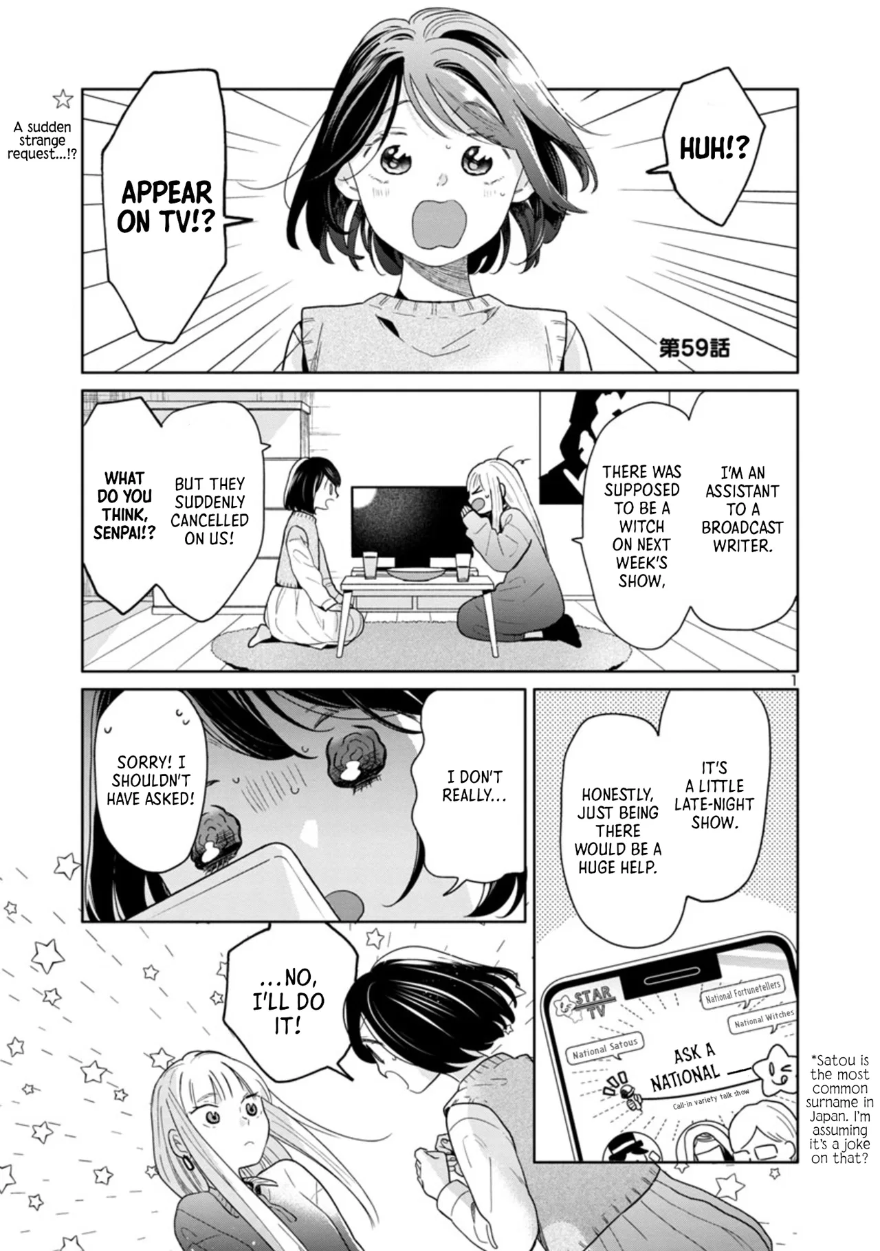 Majo-senpai Nippou Chapter 59 – Page 1