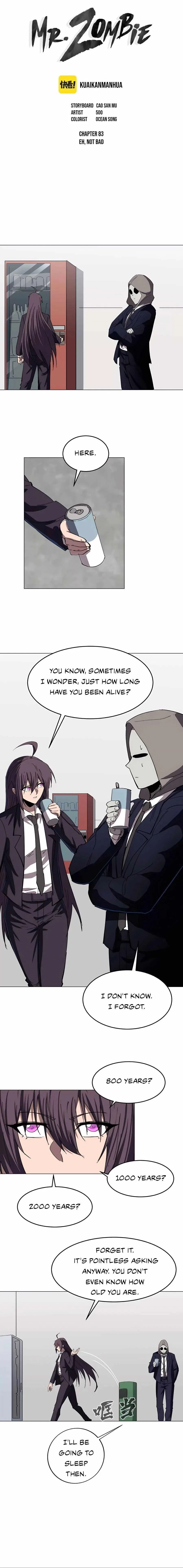 Mr. Zombie Chapter 83 – Page 1