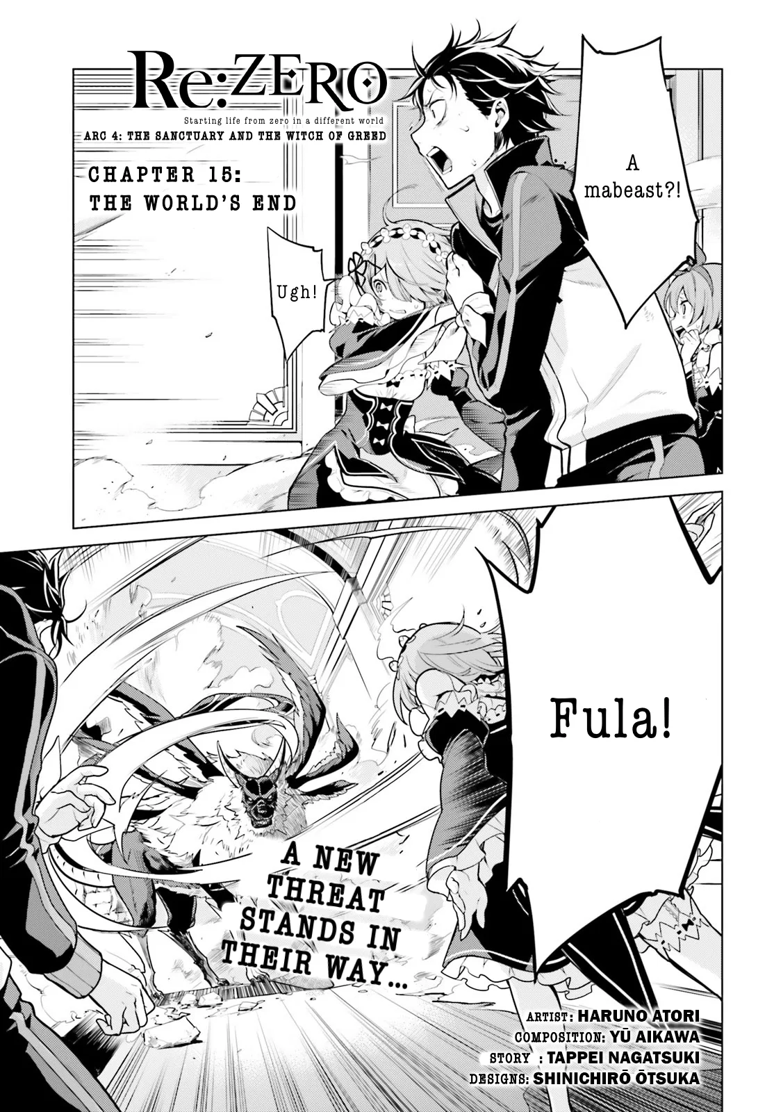 Re:Zero kara Hajimeru Isekai Seikatsu: Dai 4-shou—Seiiki to Gouyoku no Majo Chapter 15 – Page 1
