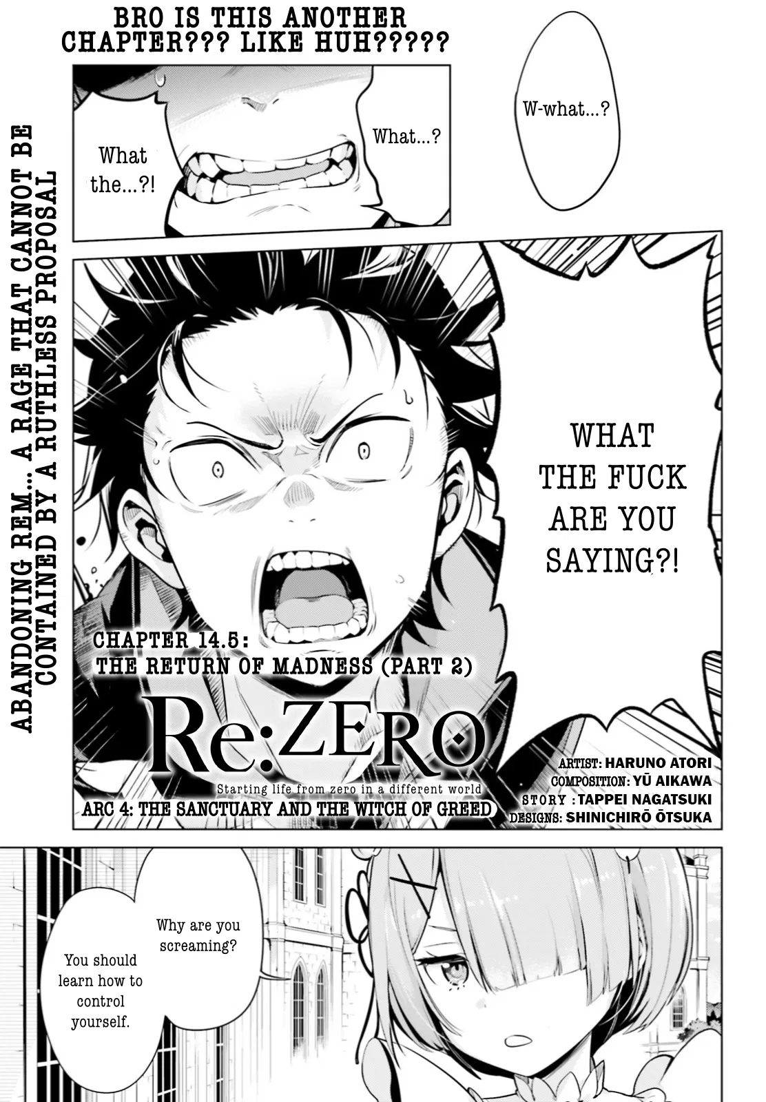 Re:Zero kara Hajimeru Isekai Seikatsu: Dai 4-shou—Seiiki to Gouyoku no Majo Chapter 14.2 – Page 1