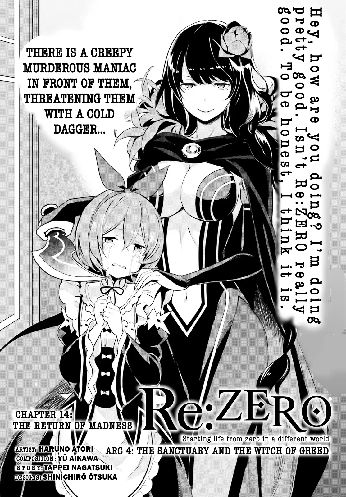 Re:Zero kara Hajimeru Isekai Seikatsu: Dai 4-shou—Seiiki to Gouyoku no Majo Chapter 14.1 – Page 1
