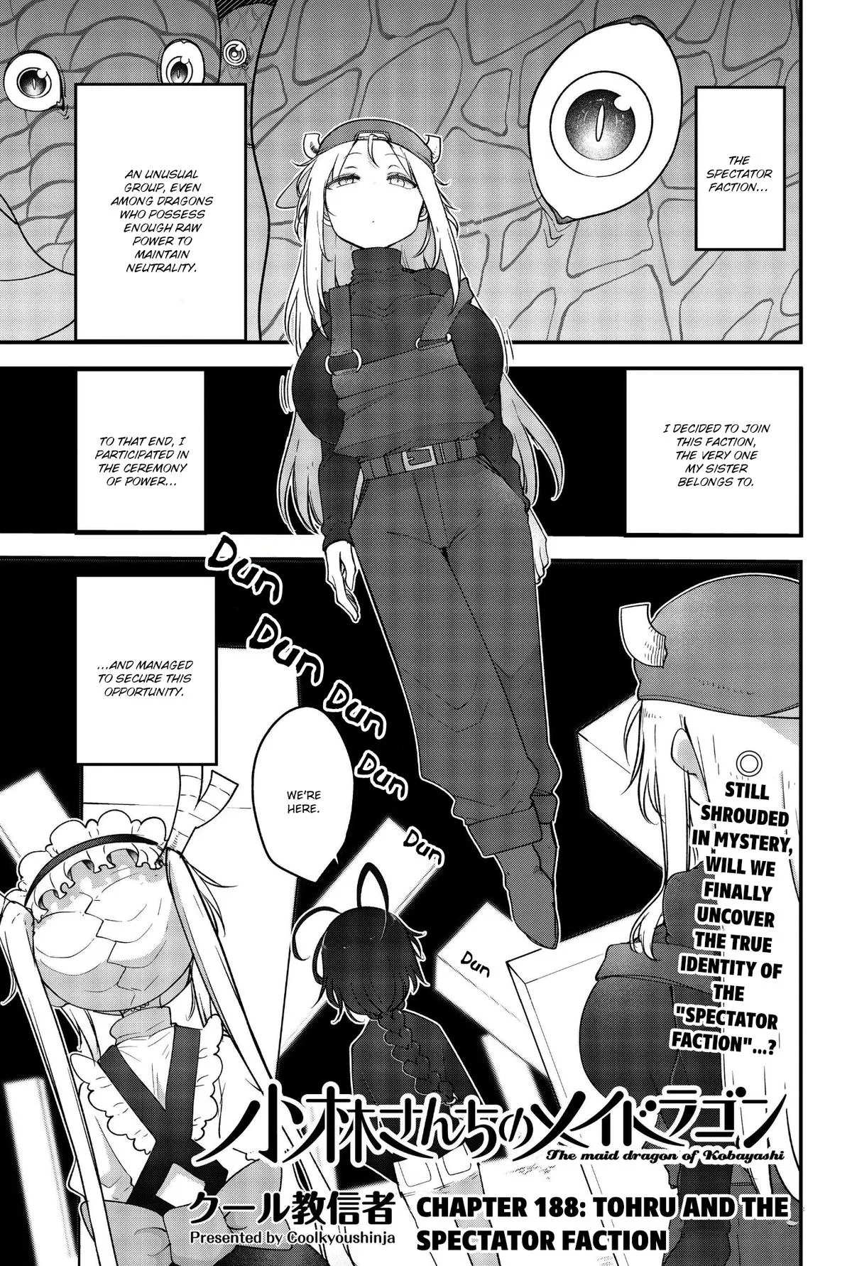 Anime – Miss Kobayashi’s Dragon Maid Chapter 188 – Page 1
