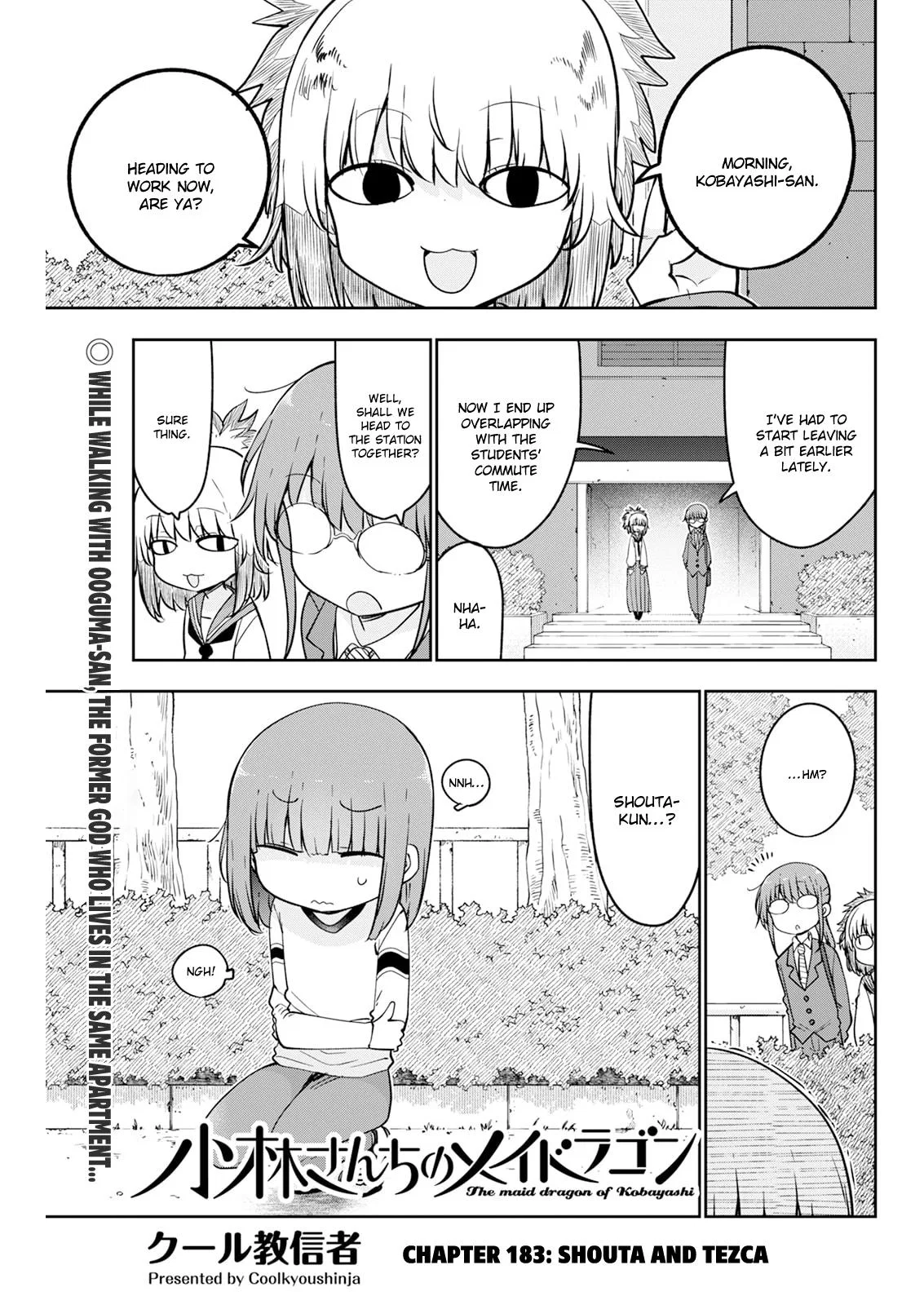 Anime – Miss Kobayashi’s Dragon Maid Chapter 183 – Page 1