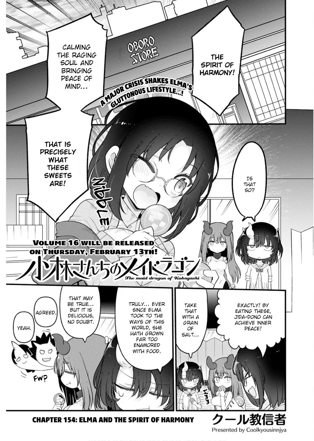 Anime – Miss Kobayashi’s Dragon Maid Chapter 154 – Page 1