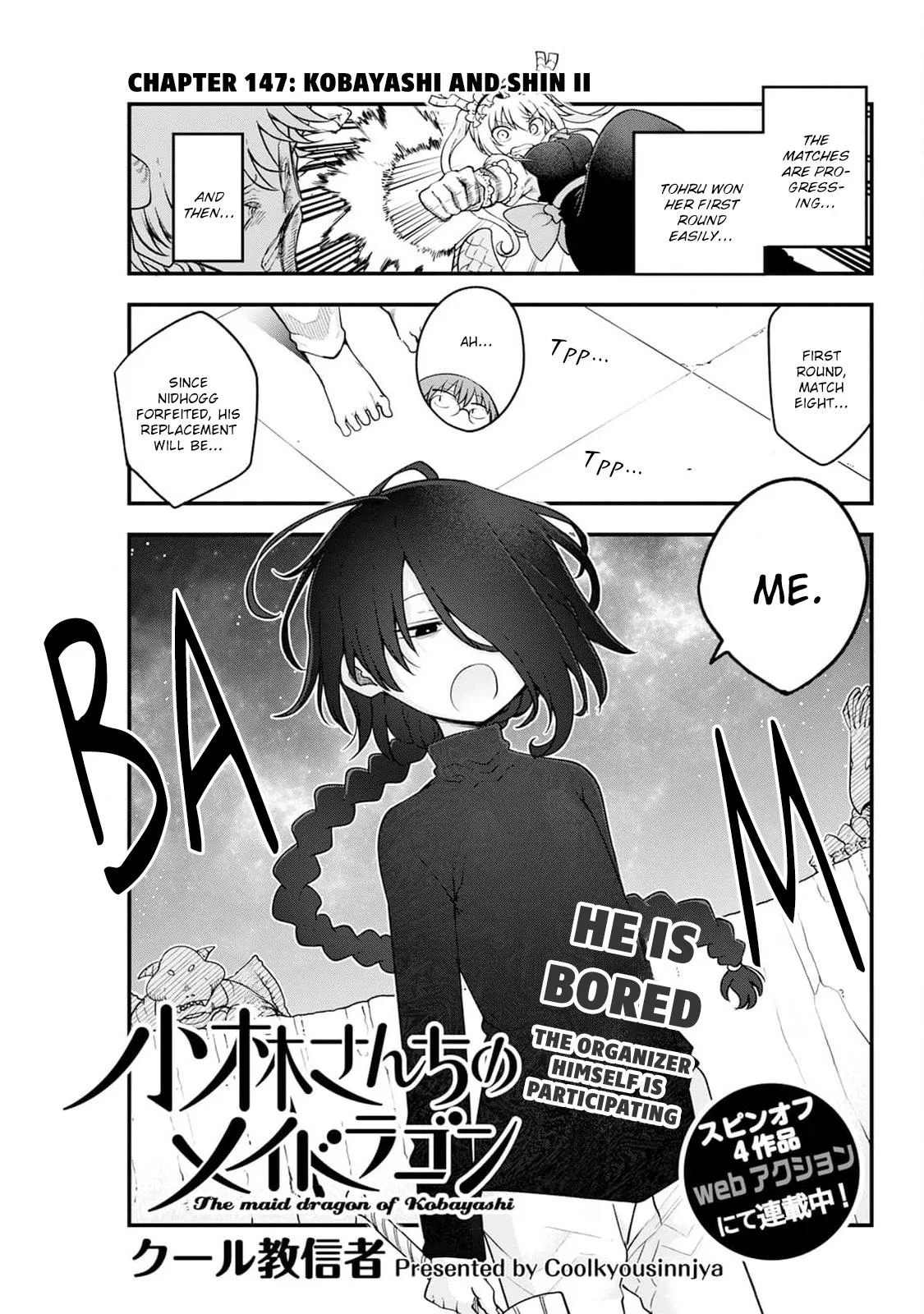 Anime – Miss Kobayashi’s Dragon Maid Chapter 147 – Page 1