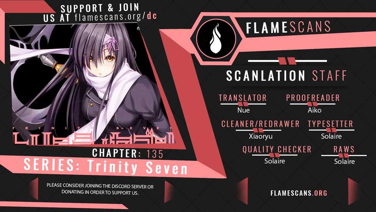 Trinity Seven: 7-Nin no Mahoutsukai Chapter 135 – Page 1
