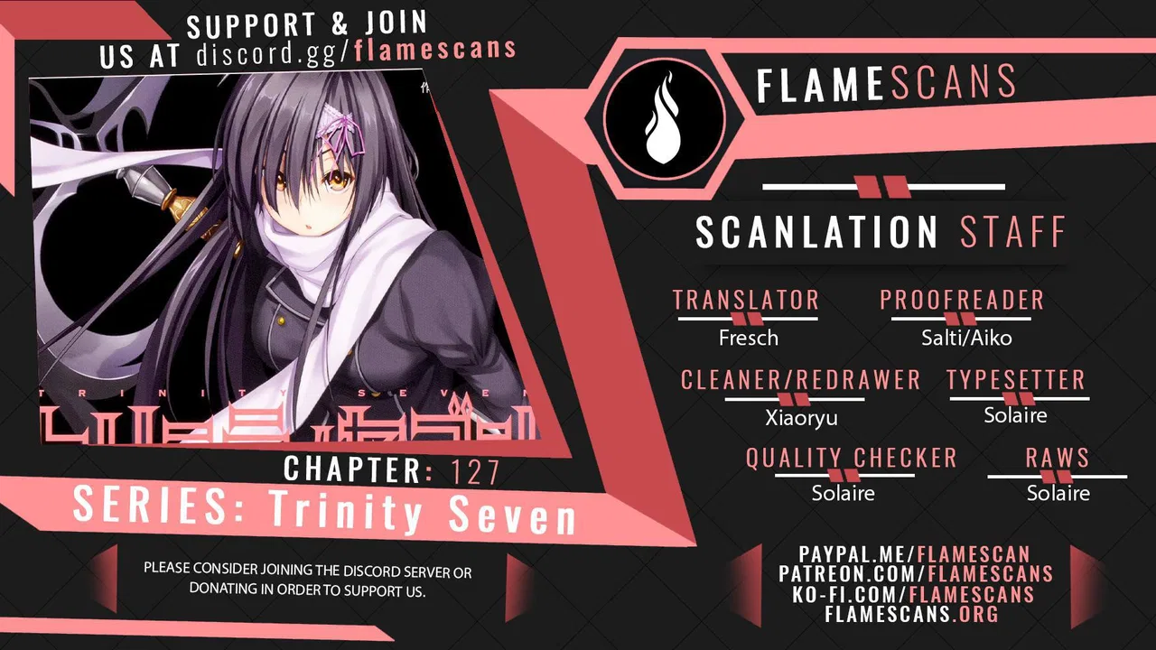 Trinity Seven: 7-Nin no Mahoutsukai Chapter 127 – Page 1