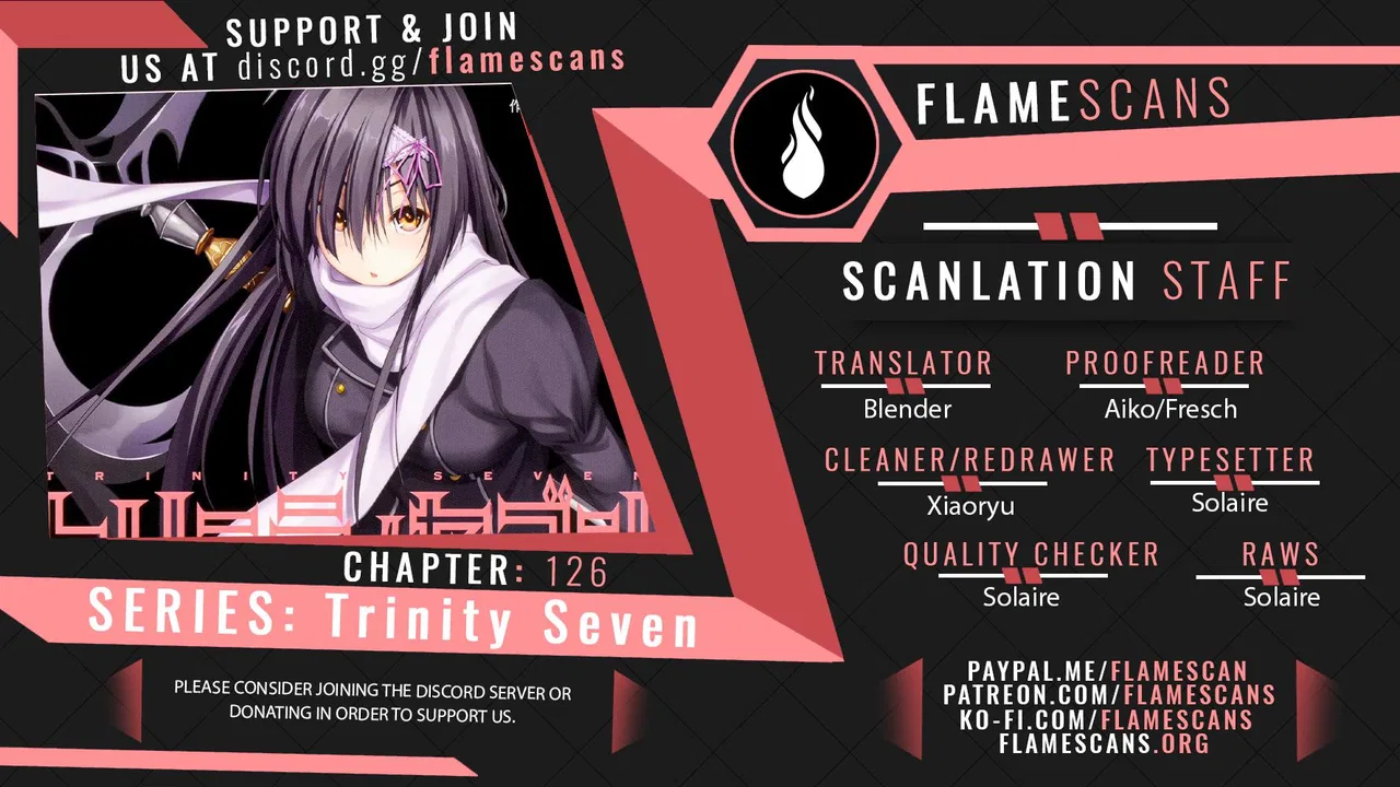 Trinity Seven: 7-Nin no Mahoutsukai Chapter 126 – Page 1