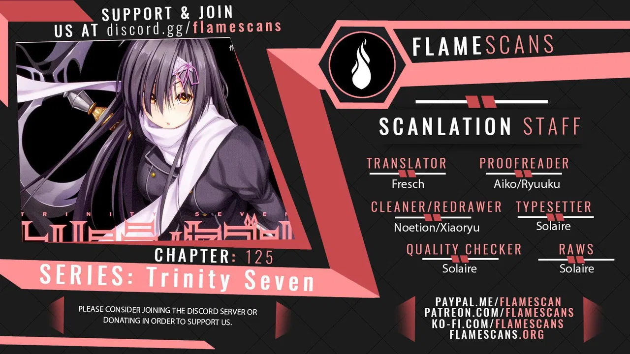 Trinity Seven: 7-Nin no Mahoutsukai Chapter 125 – Page 1