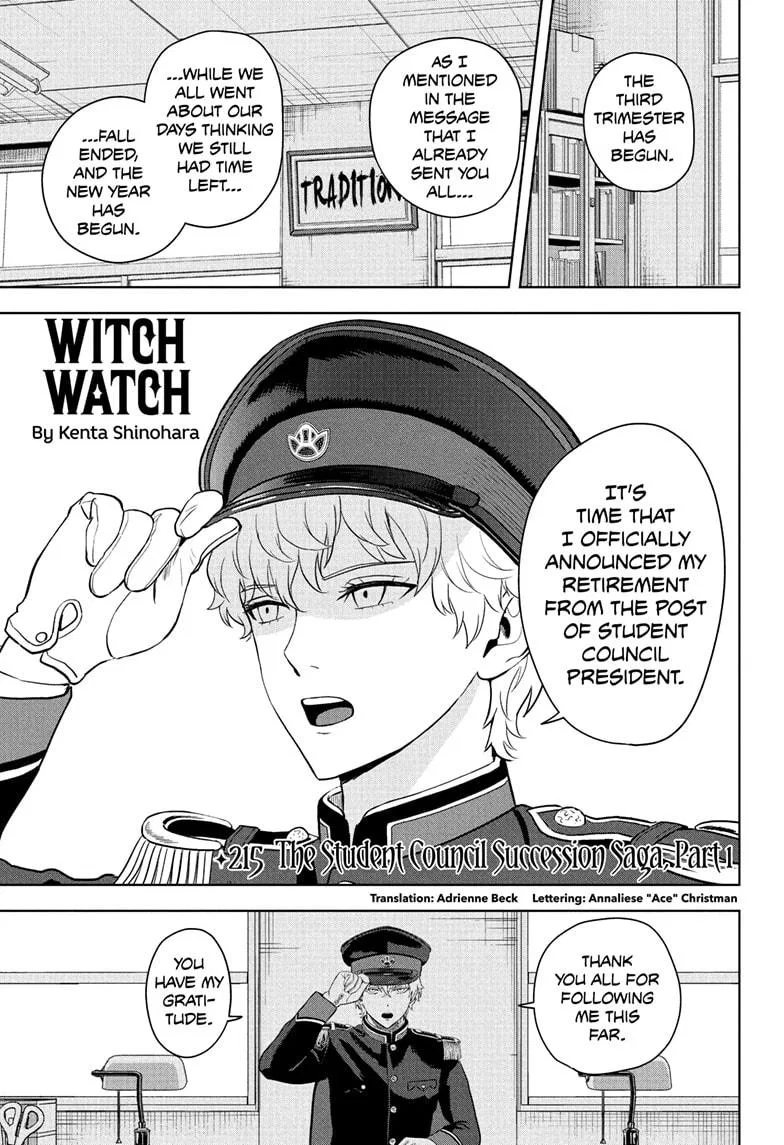 Witch Watch Chapter 215 – Page 1