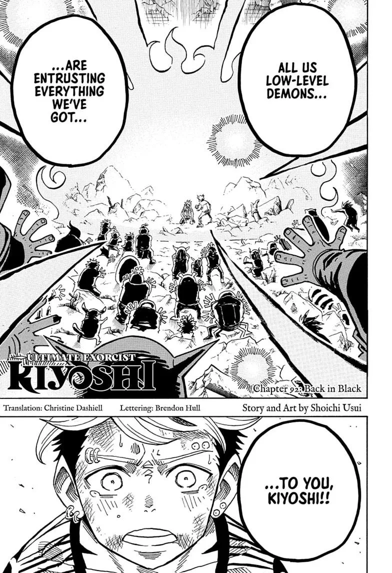 Ultimate Exorcist Kiyoshi Chapter 92 – Page 1