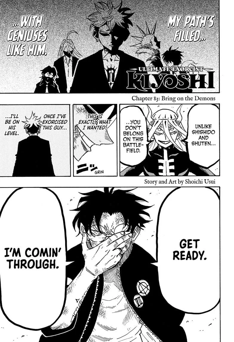 Ultimate Exorcist Kiyoshi Chapter 83 – Page 1