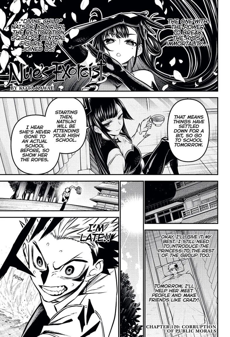 Nue's Exorcist Chapter 120 – Page 1