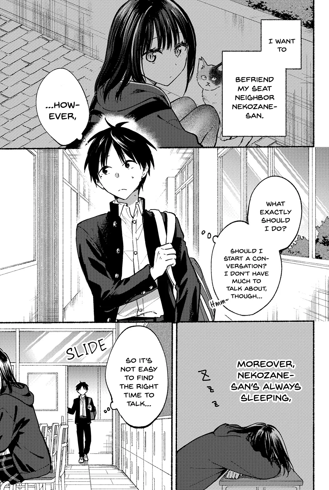 Tonari no Neko to Koi Shirazu Chapter 3 – Page 1