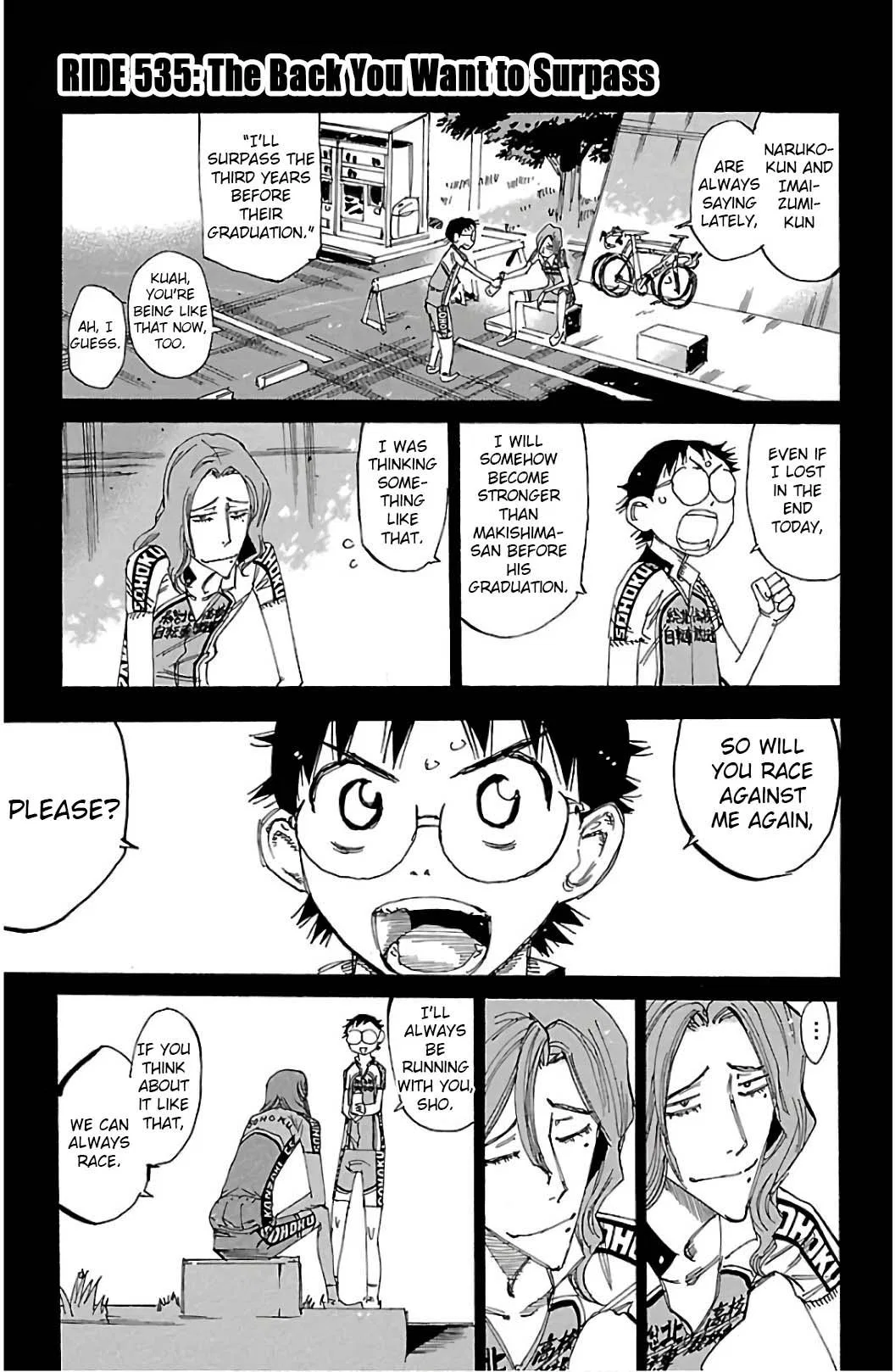 Yowamushi Pedal Chapter 535 – Page 1