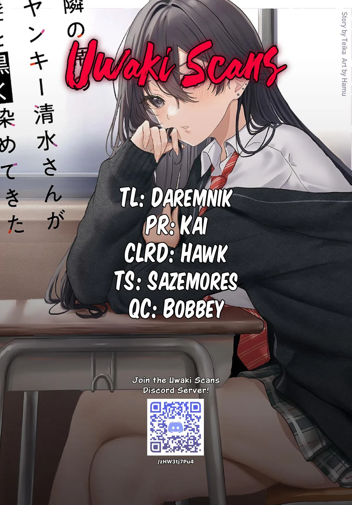 The Delinquent Girl Beside Me Suddenly Dyed Her Hair Black Chapter 17 – Page 1