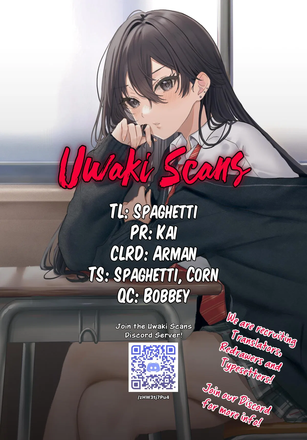 The Delinquent Girl Beside Me Suddenly Dyed Her Hair Black Chapter 8.1 – Page 1