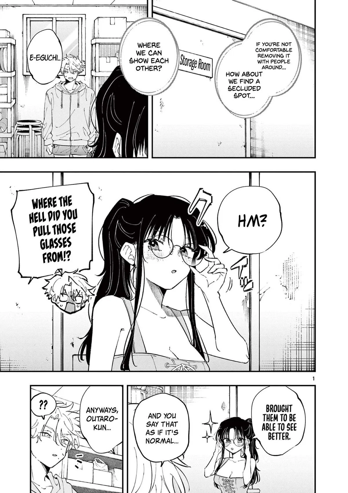 The weirdo one desk over keeps giving me THAT kind of look Chapter 69 – Page 1