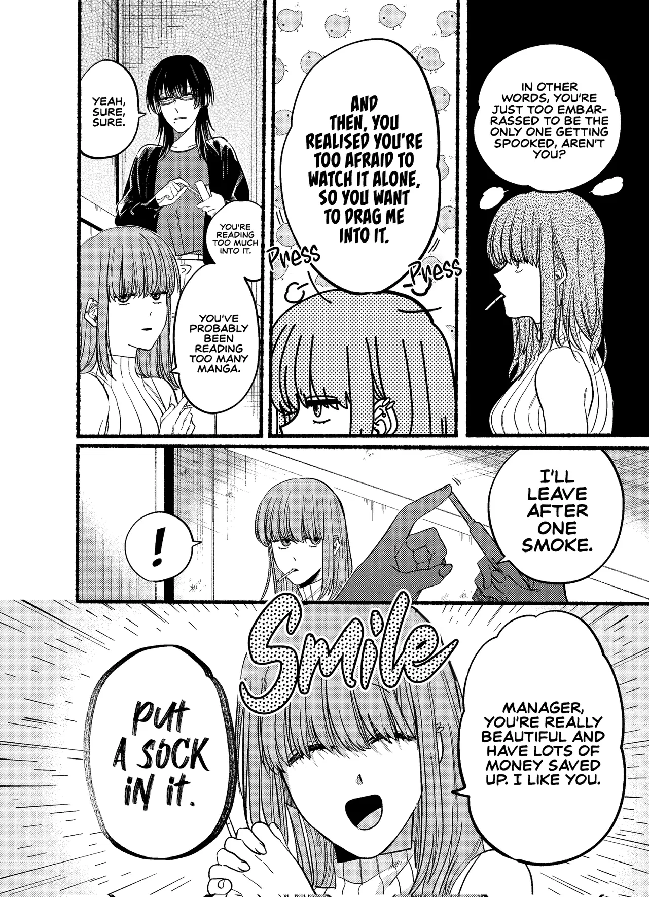 Anime – Smoking Behind the Supermarket with You Chapter 22.1 – Page 4