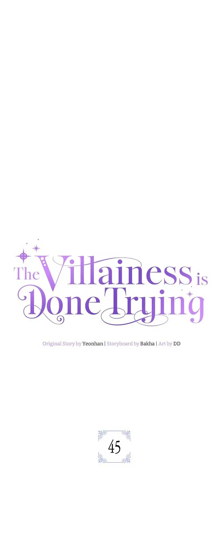 The Villainess is Done Trying Chapter 45 – Page 3