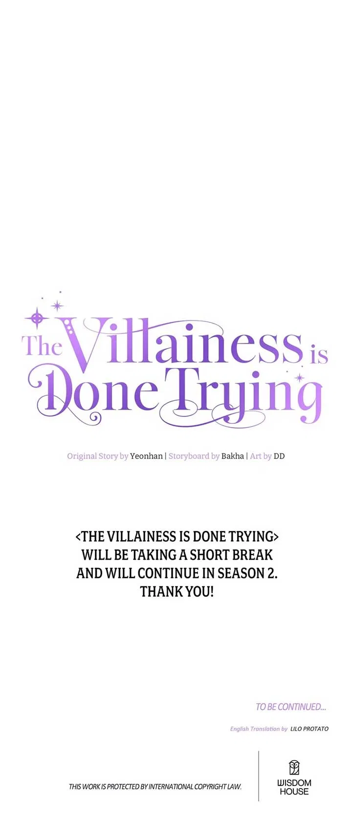 The Villainess is Done Trying Chapter 45 – Page 65