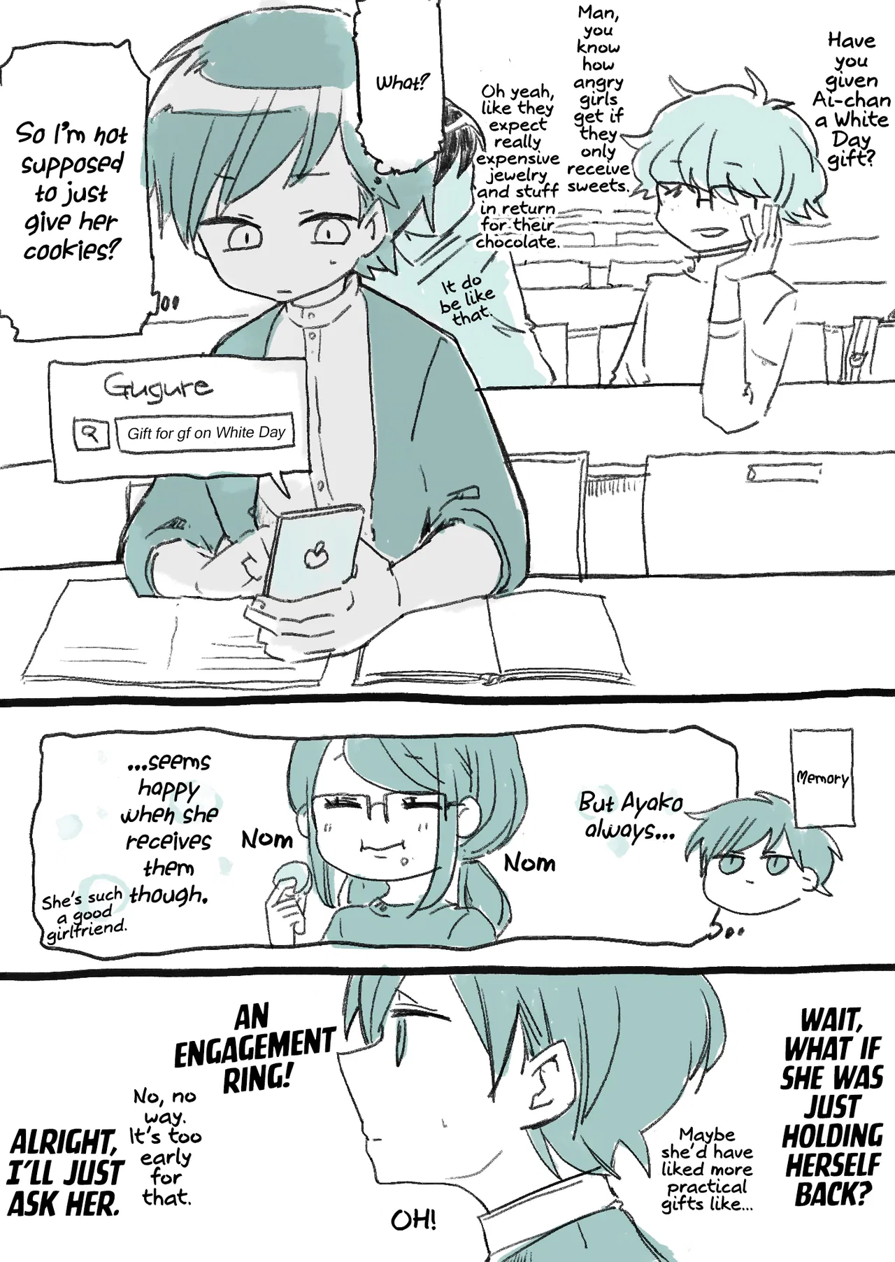 Mousou Telepathy Chapter 717.7 – Page 1