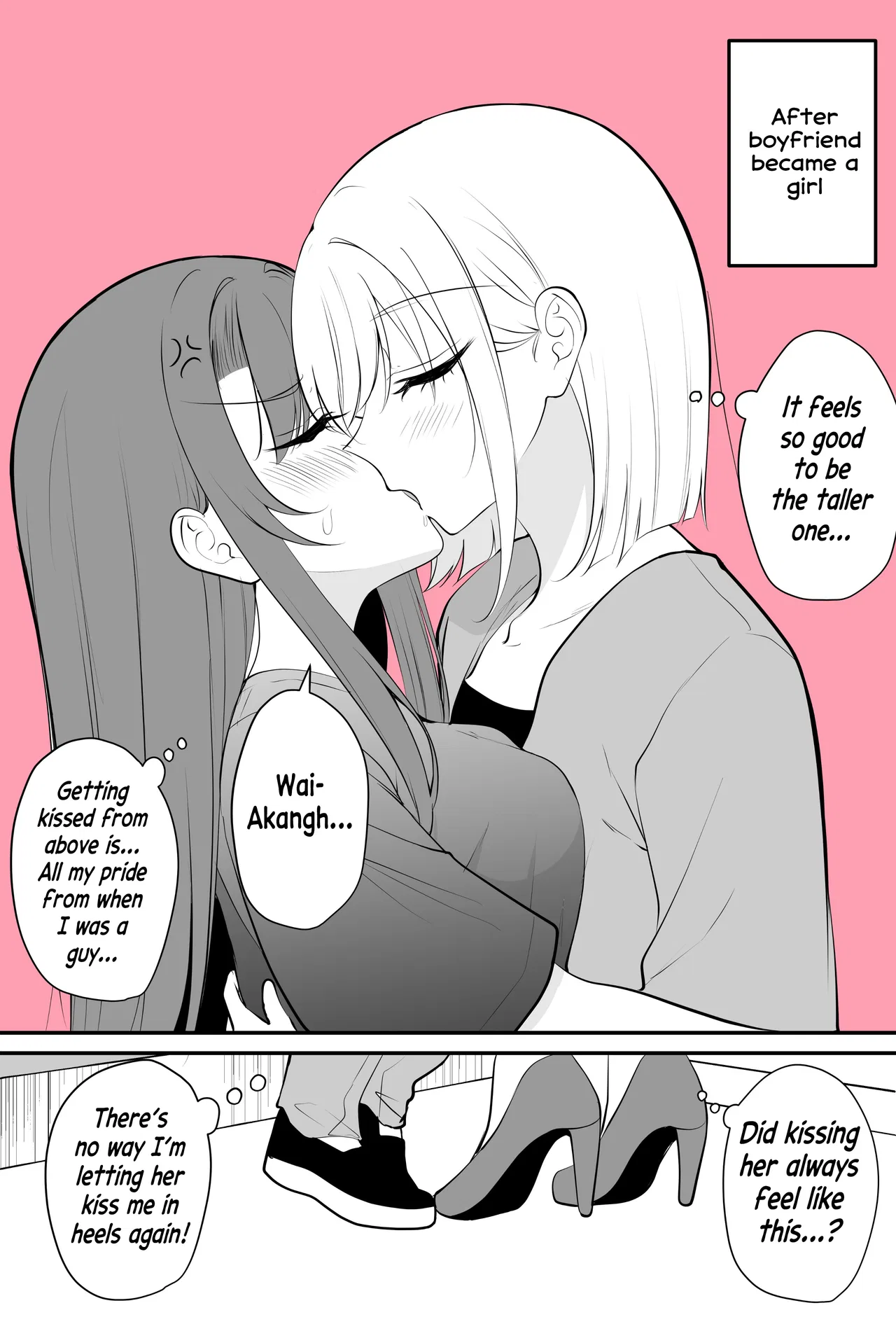 Aru Hi Kareshi ga Onnanoko ni Natteshimatta Couple no Nichijou Chapter 66 – Page 2