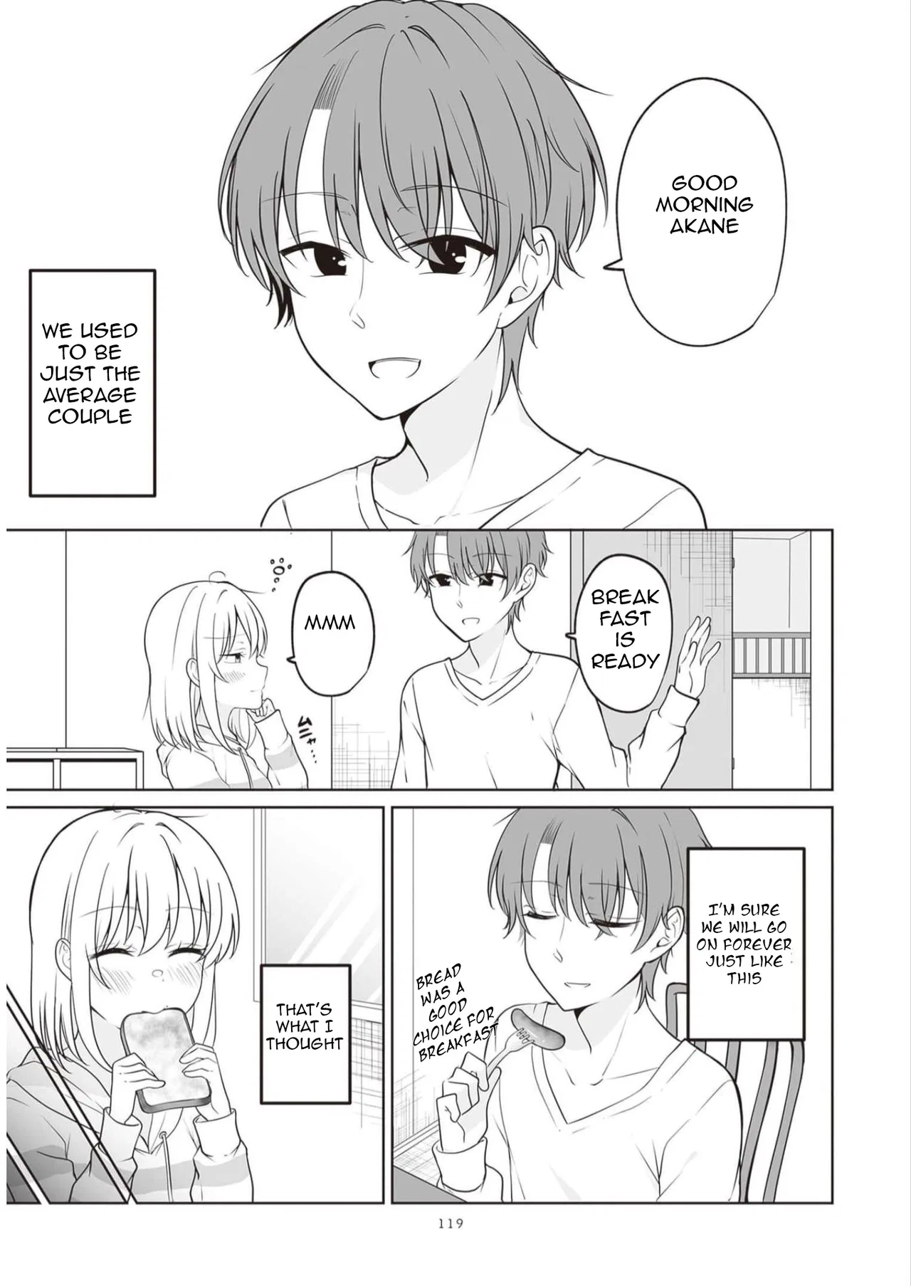 Aru Hi Kareshi ga Onnanoko ni Natteshimatta Couple no Nichijou Chapter 50.5 – Page 1