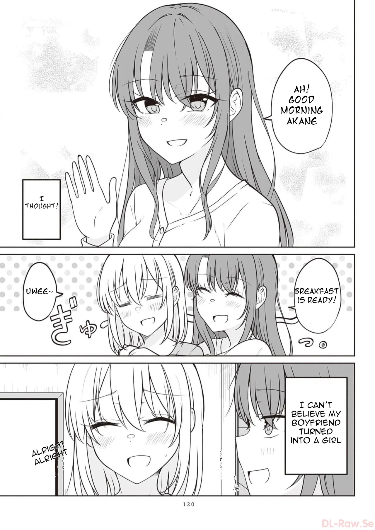 Aru Hi Kareshi ga Onnanoko ni Natteshimatta Couple no Nichijou Chapter 50.5 – Page 2
