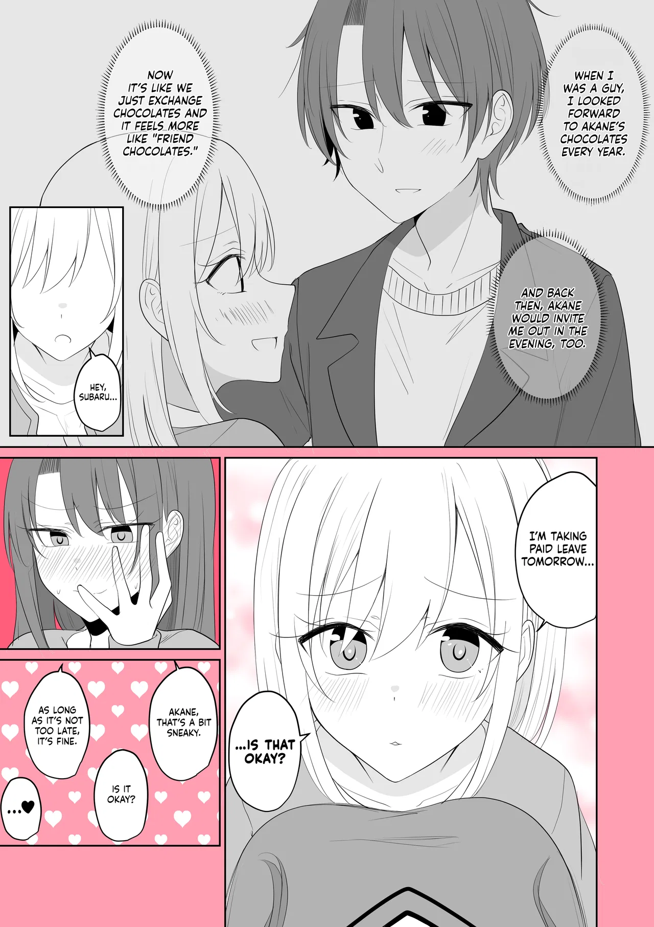 Aru Hi Kareshi ga Onnanoko ni Natteshimatta Couple no Nichijou Chapter 53 – Page 2