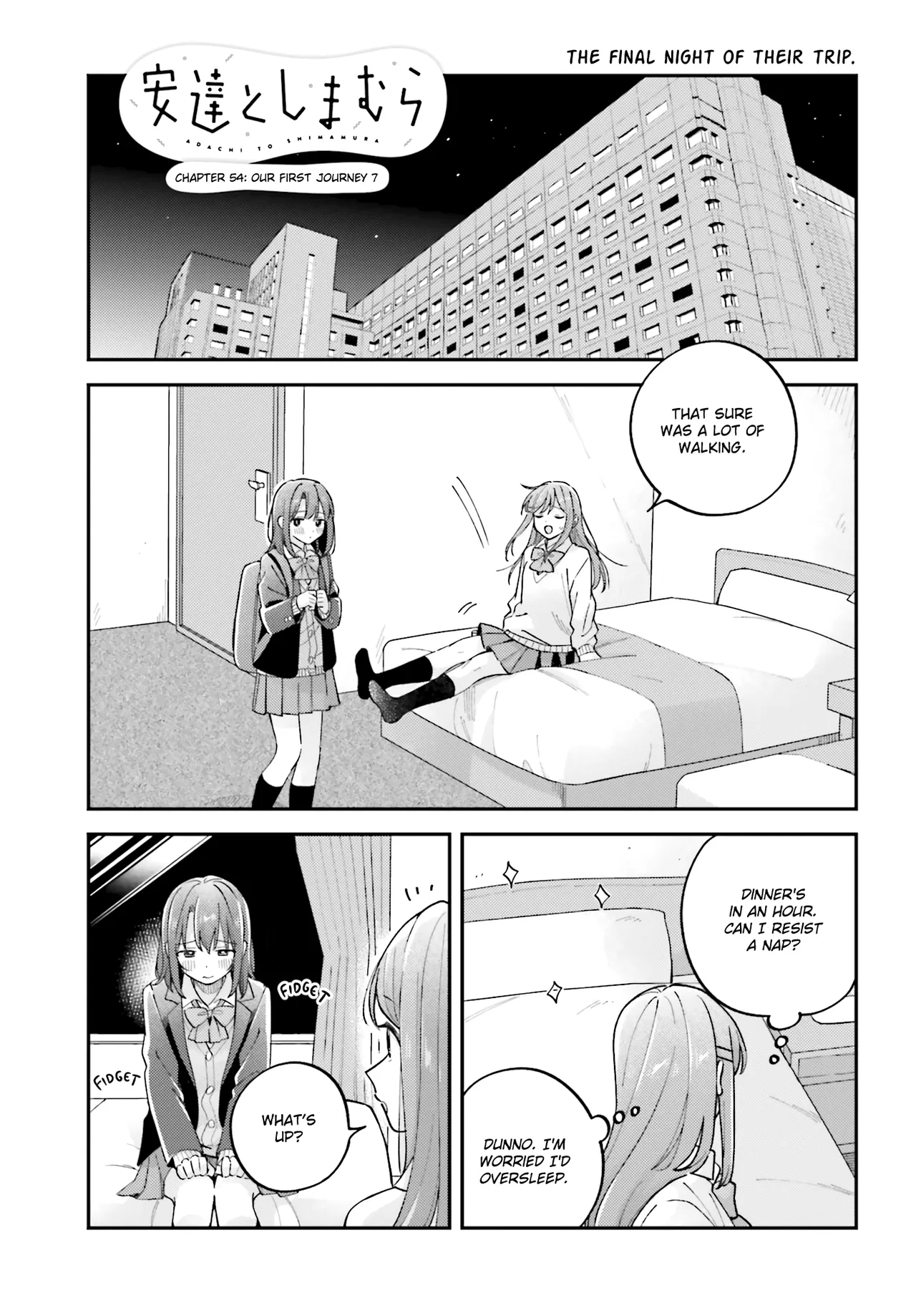 Adachi to Shimamura Chapter 54 – Page 1