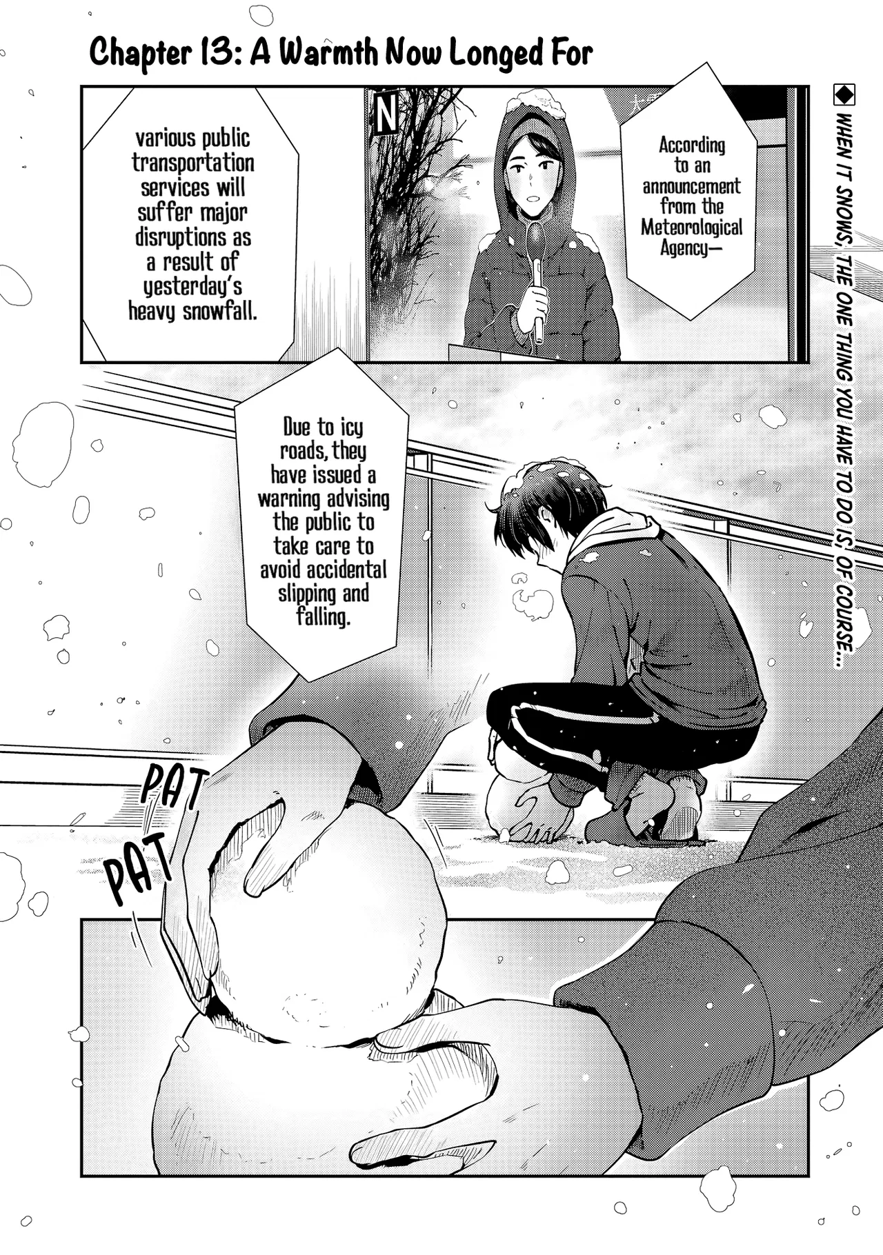 Otonari no Tenshi-sama ni Itsunomanika Dame Ningen ni Sareteita Ken: after the rain Chapter 13 – Page 1