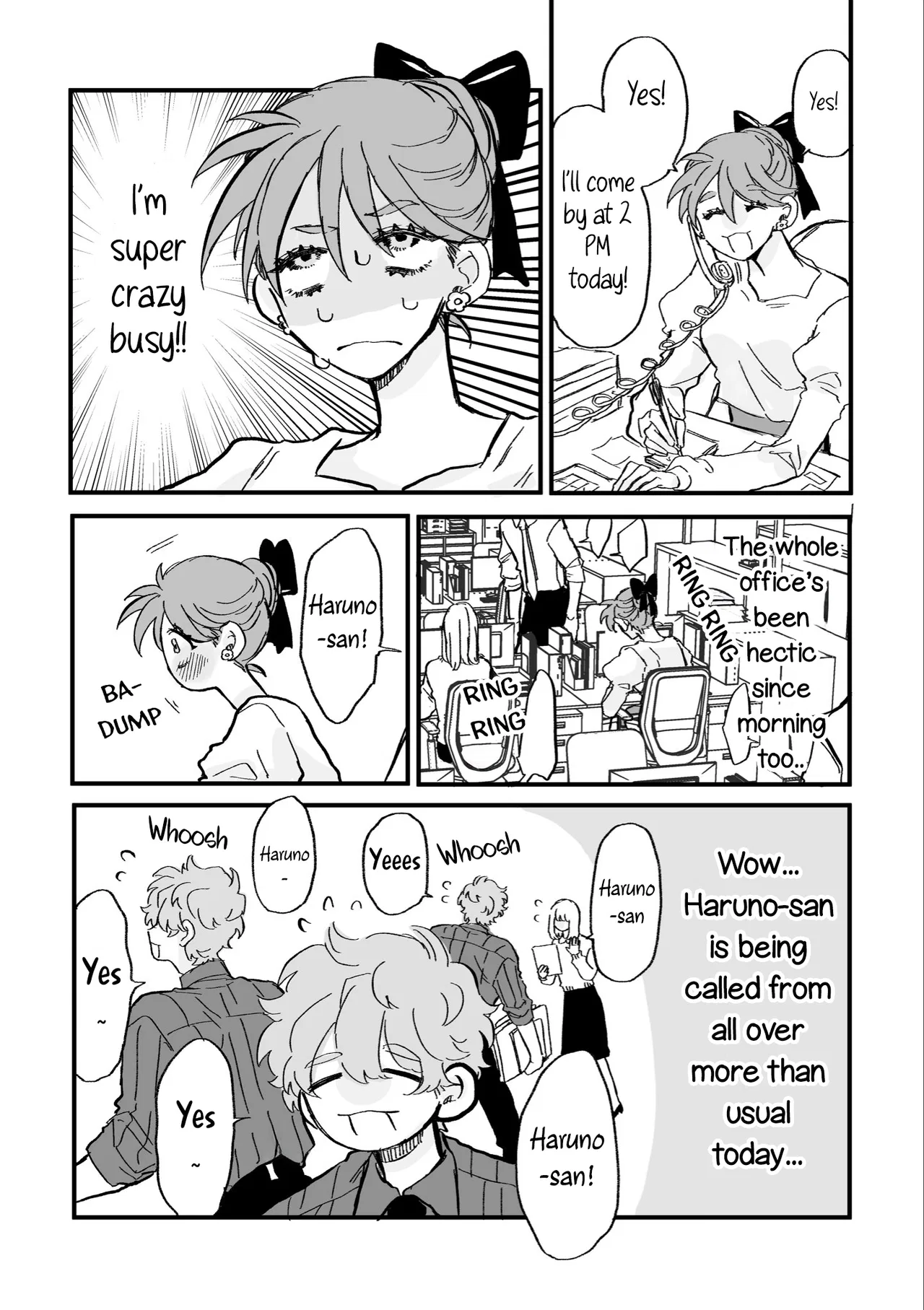 Haruno-san no Koto nante Zenzen Suki Chapter 3 – Page 1