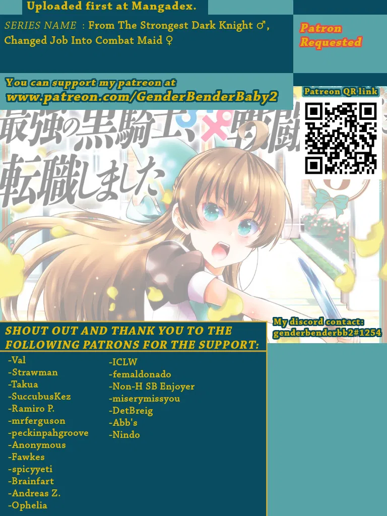 Saikyou no Kurokishi ♂, Sentou Maid ♀ ni Tenshoku Shimashita Chapter 56 – Page 1