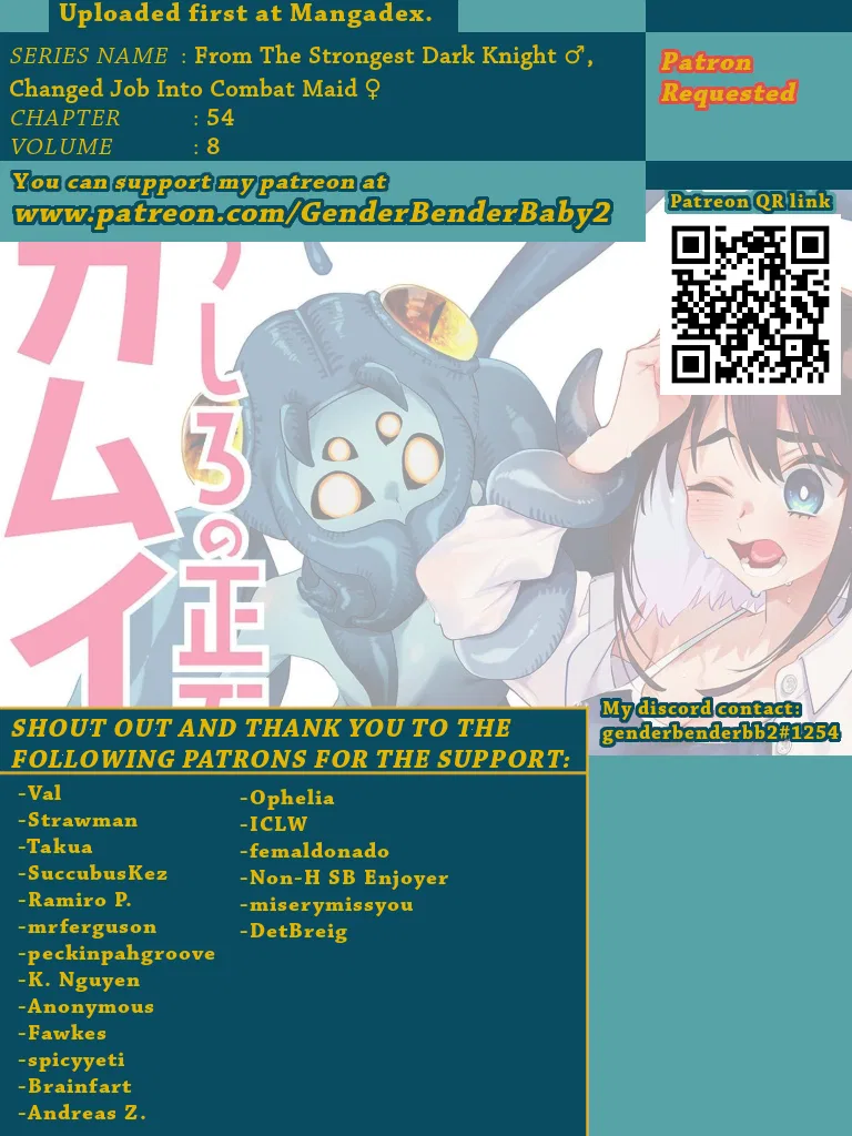 Saikyou no Kurokishi ♂, Sentou Maid ♀ ni Tenshoku Shimashita Chapter 54 – Page 1