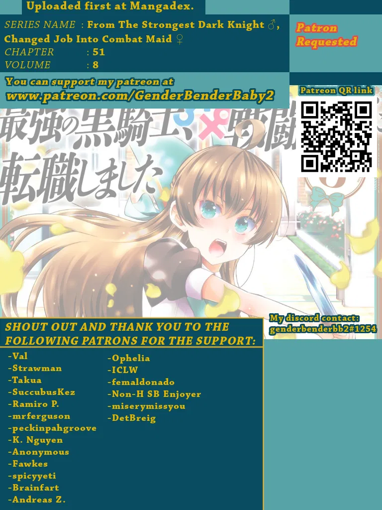 Saikyou no Kurokishi ♂, Sentou Maid ♀ ni Tenshoku Shimashita Chapter 51 – Page 1