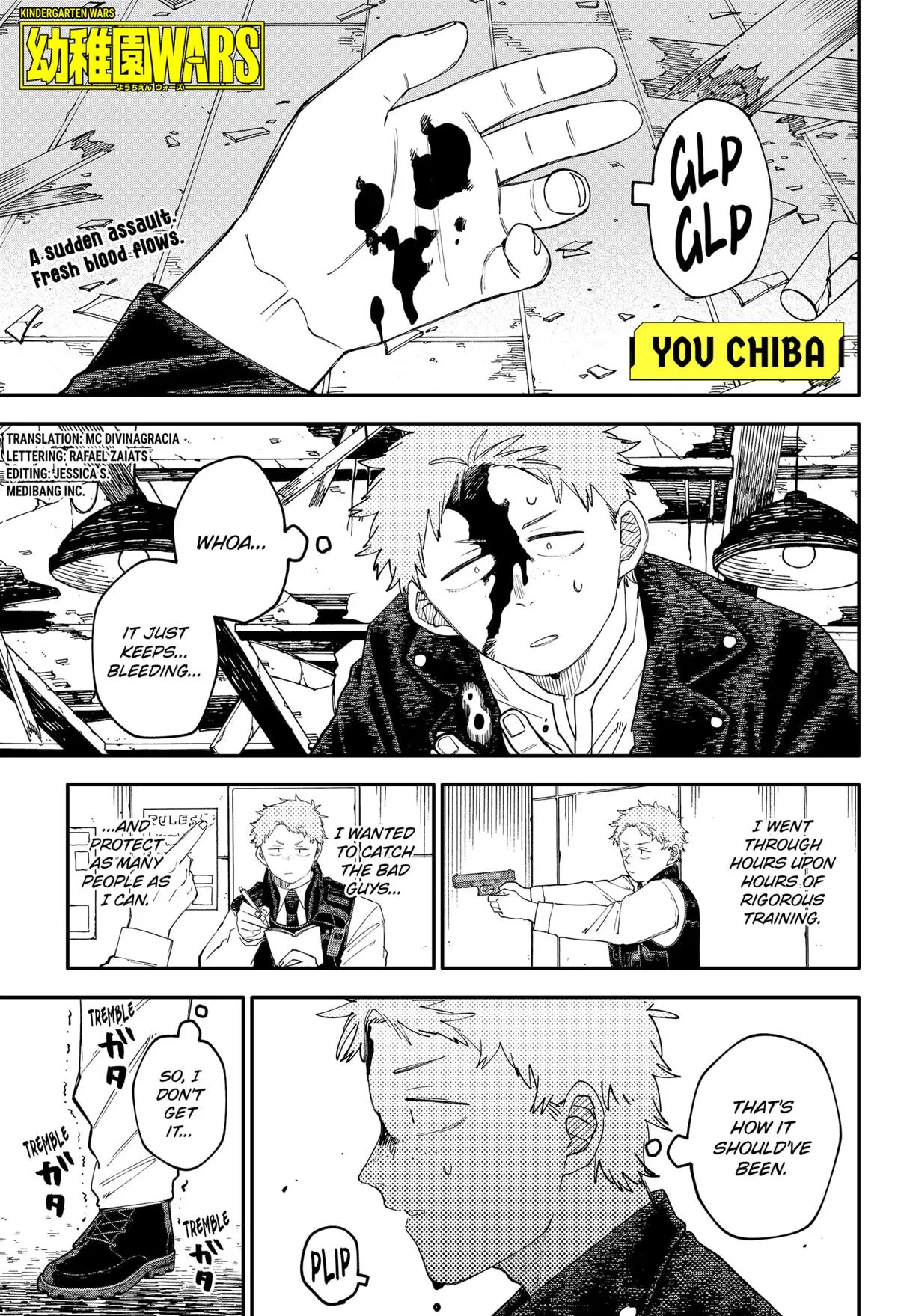 Youchien Wars Chapter 103.5 – Page 1