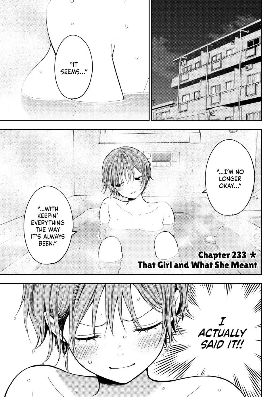 My Cuteness Isn’t Understood By Kuroiwa Medaka Chapter 233 – Page 1